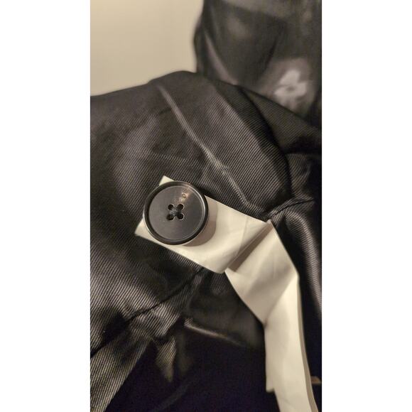 Zara Basic wool blend houndstooth heritage oversized long blazer jacket - Picture 12 of 12